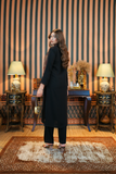 Black Co-Ord Set With Haroof Stoler