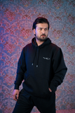 Black Embroidery Sweatshirt and Sweatpants By Ghalib