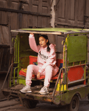 Powder Pink Hoodie Track Suit Ghaliblifestyle Essentials