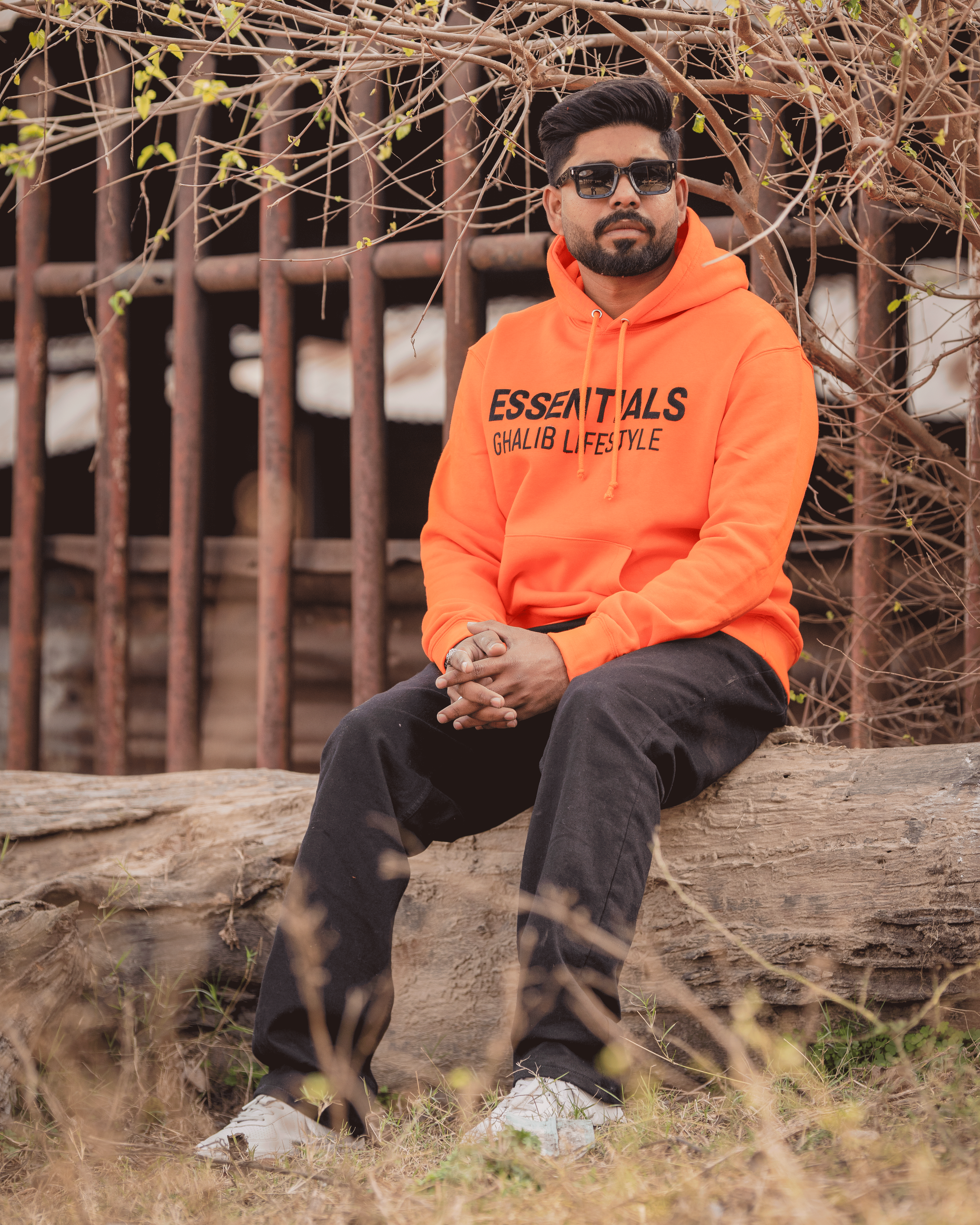 Orange Hoodie Ghaliblifestyle Essentials
