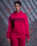 Fushia Pink Hoodie Track Suit Ghalibelifestyle Essentials