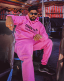 Pink Hoodie Track Suit Ghaliblifestyle Essentials