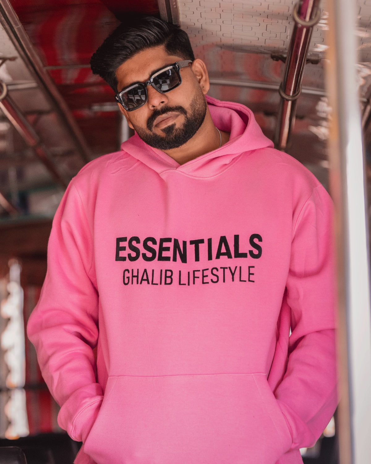 Pink Hoodie Track Suit Ghaliblifestyle Essentials