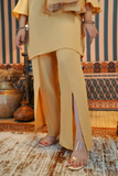 Golden Brown Site Slit Co-Ord Set